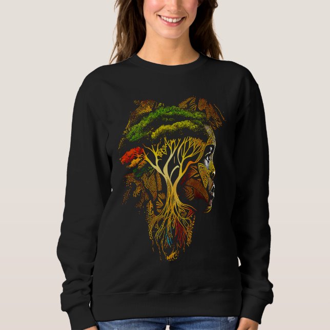 Sweatshirt Black history month  African American Ancestors' r (Devant)