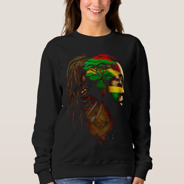 Sweatshirt Black history month  African American Ancestors' r (Devant)