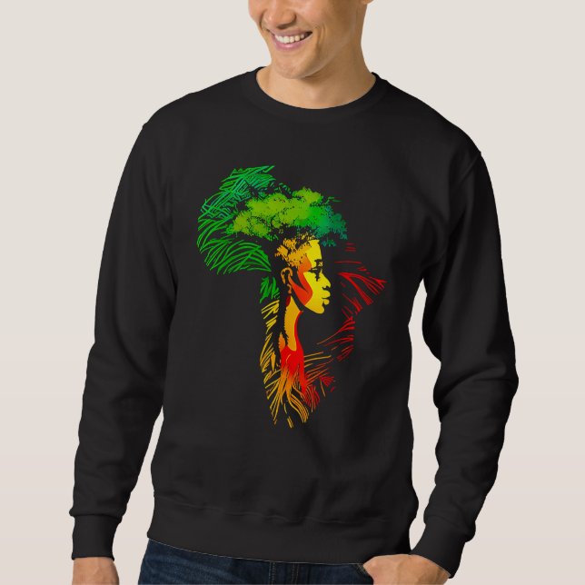 Sweatshirt Black history month  African American Ancestors' r (Devant)