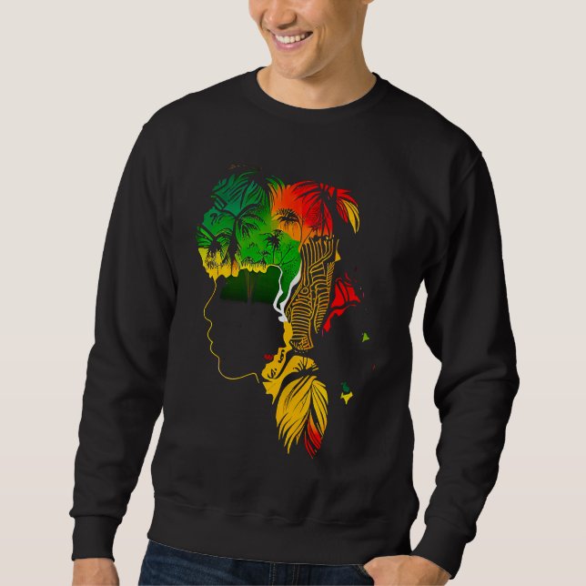 Sweatshirt Black history month  African American Ancestors' r (Devant)
