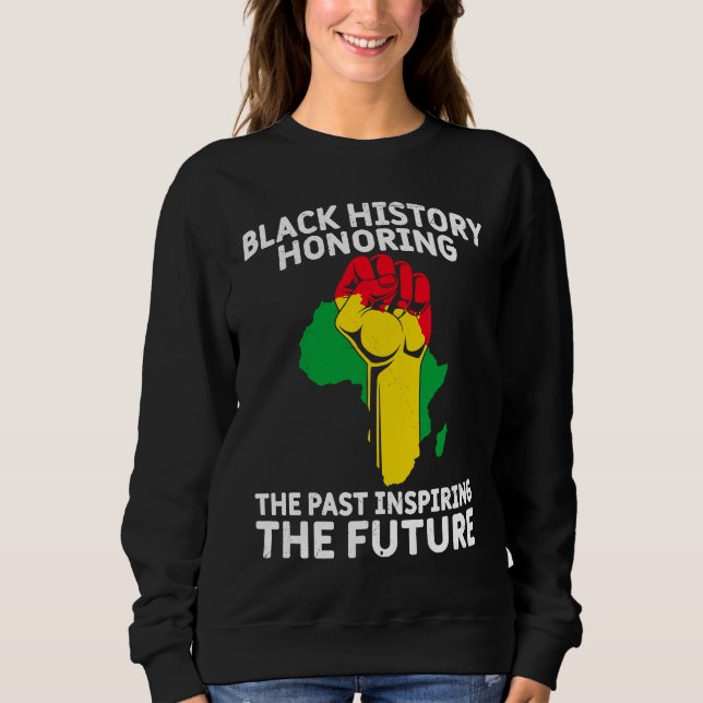 Sweatshirt Black History Month USA History America African  1 (Devant)