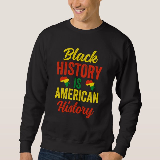 Sweatshirt Black History Month women African American Tees Me (Devant)