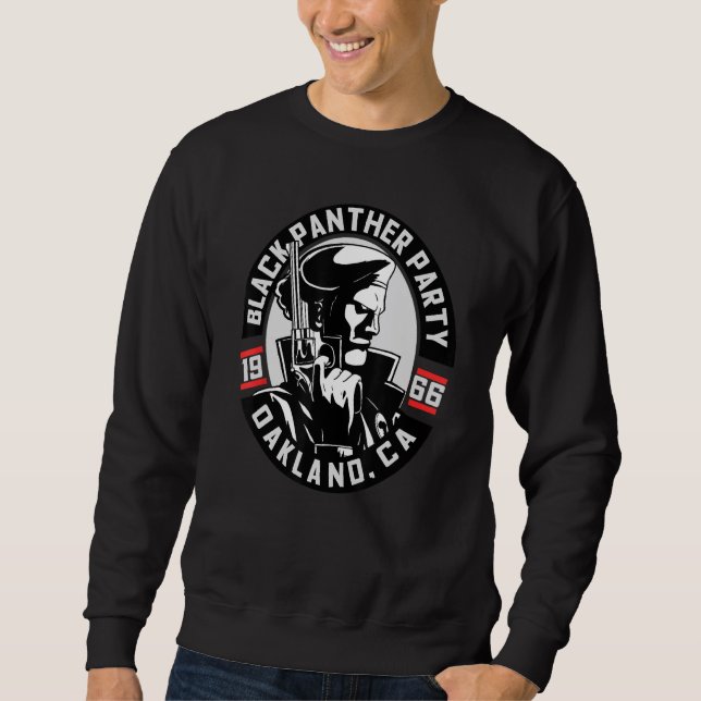Sweatshirt Black History Moth Panther Party 1966 Oakland Cal (Devant)