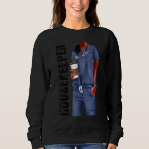 Sweatshirt Black Housekeeper Afro Love Melanin Afrique Amériq