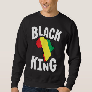 Sweatshirt Black King For Boys Black History Month Africa Pri