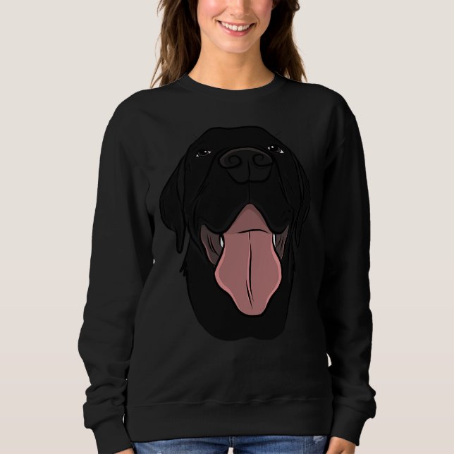 Sweatshirt Black Lab Black Labrador Retriers Black Lab Short (Devant)