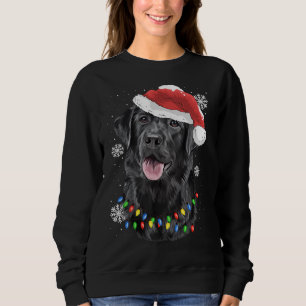 Sweatshirt Black Lab Labrador Christmas Tree Light Pyjama Chi