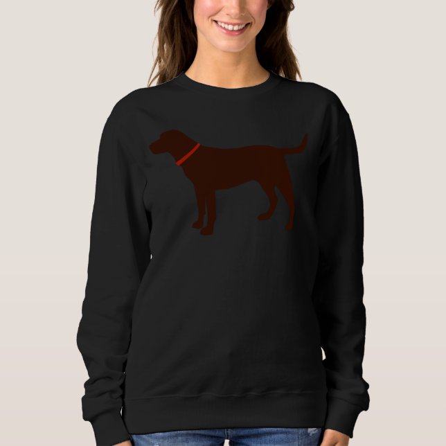 Sweatshirt Black Labrador (Devant)