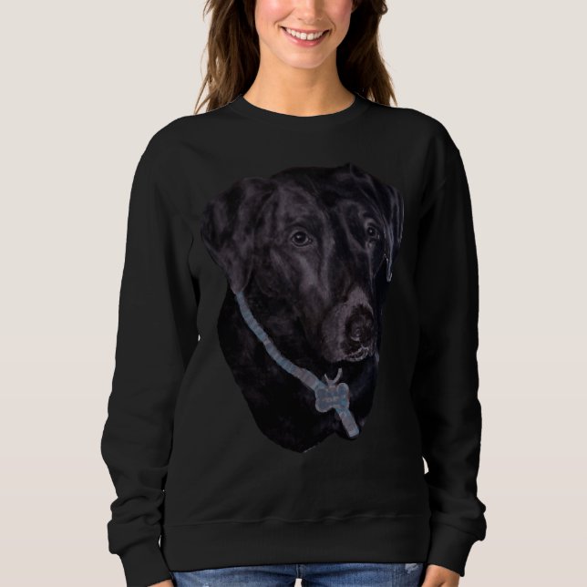 Sweatshirt Black Labrador Retriever 18 (Devant)