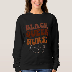 Sweatshirt Black Nurse Afro Love Africaine Femmes Melanin Nur