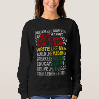 Sweatshirt Black Power Shirt History Month African American P