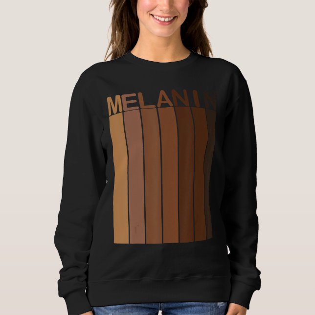 Sweatshirt Black Pride Melanin Queens Kings St Patrick's Day (Devant)