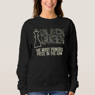 Sweatshirt Black Queen La Pièce La Plus Puissante Dans Le Jeu