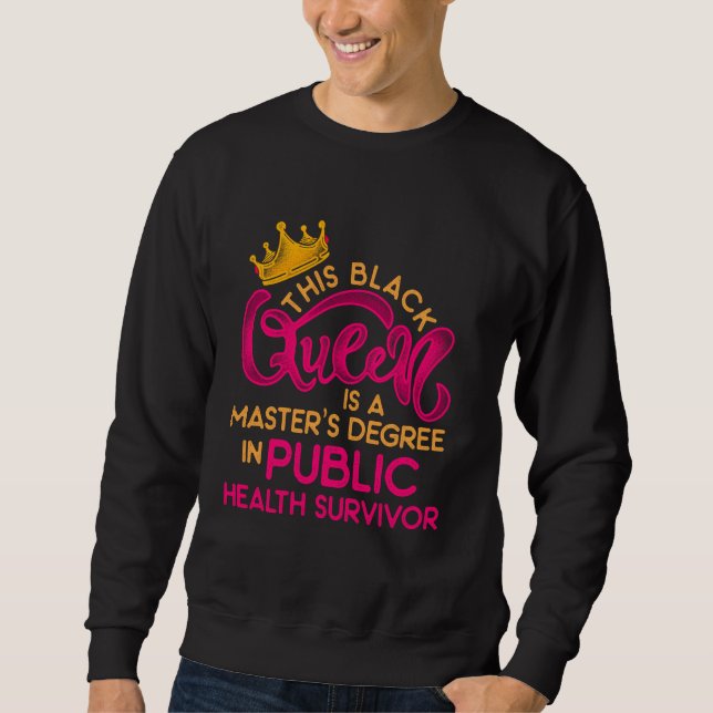 Sweatshirt Black Queen Mph Masters Gr (Devant)
