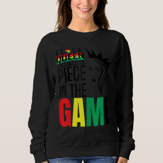 Sweatshirt Black Queen The Most Powerful Piece The Game Black