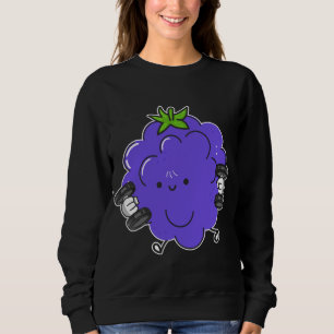 Sweatshirt Blackberry, Fruit Costume d'entraînement Bodybuild