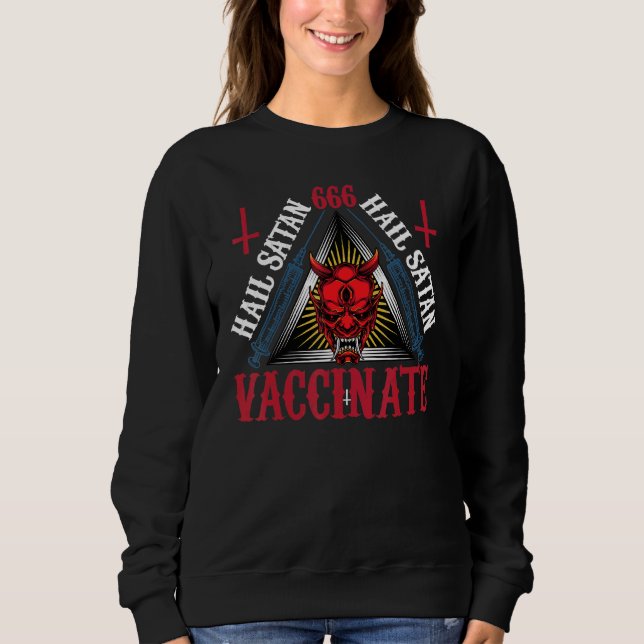 Sweatshirt Blackcraft Satanic Occult Sorcière Goth Evil 666 H (Devant)