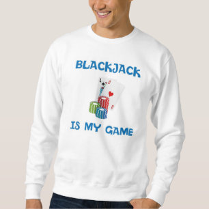 SWEATSHIRT BLACKJACK EST MON JEU