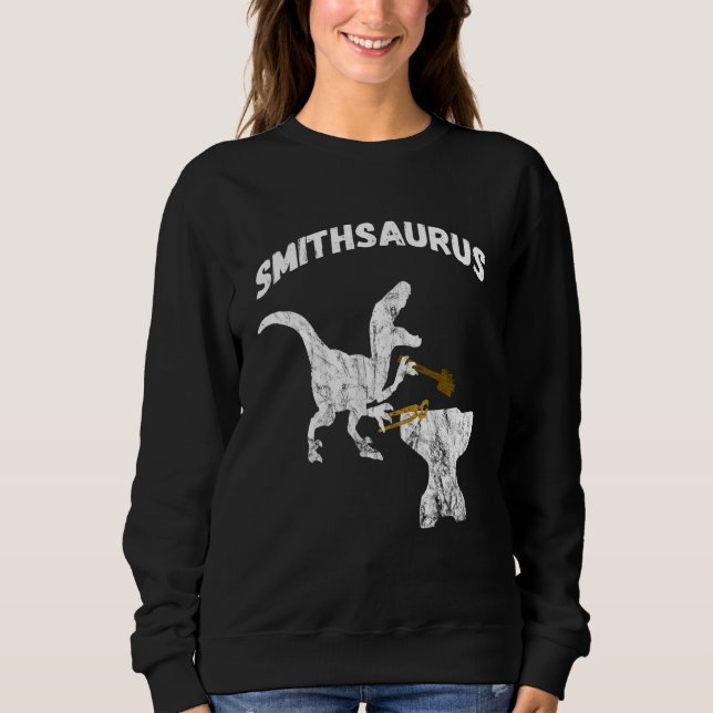 Sweatshirt Blacksmith Dinosaures Tongs Blacksmier T Rex Di (Devant)