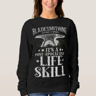 Sweatshirt Blacksmith Fire Forged Knives  Bladesmith Knife Fo