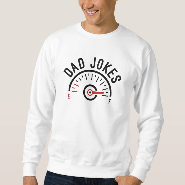 Sweatshirt Blagues de Papa Complètes (Devant)