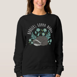 Sweatshirt Blaireau ratel Faune Animal Ratel 11