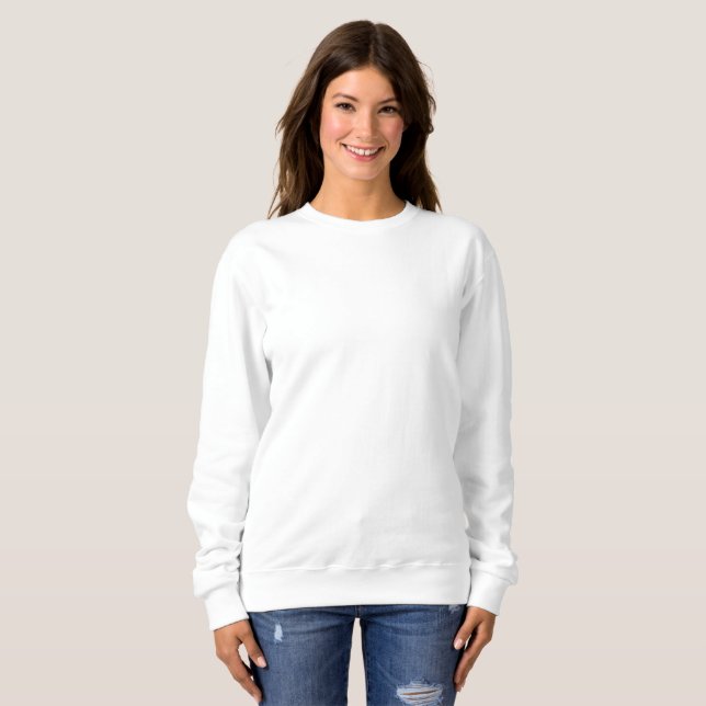 Sweatshirt blanc (Devant entier)