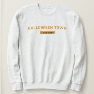 Sweatshirt blanc de l'université d'Halloween