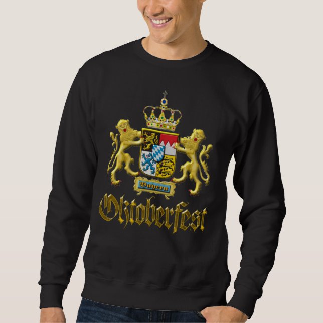 Sweatshirt Blason de la Bavière Oktoberfest (Devant)
