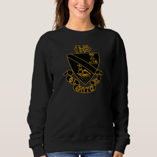 Sweatshirt Blason de Phi Chi Theta Or et Noir