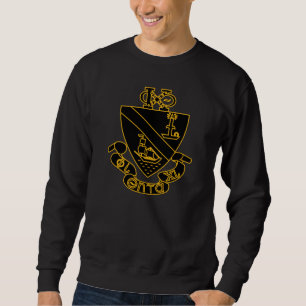 Sweatshirt Blason de Phi Chi Theta Or et Noir