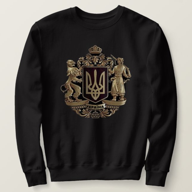 Sweatshirt Blason d'Ukraine (Design devant)