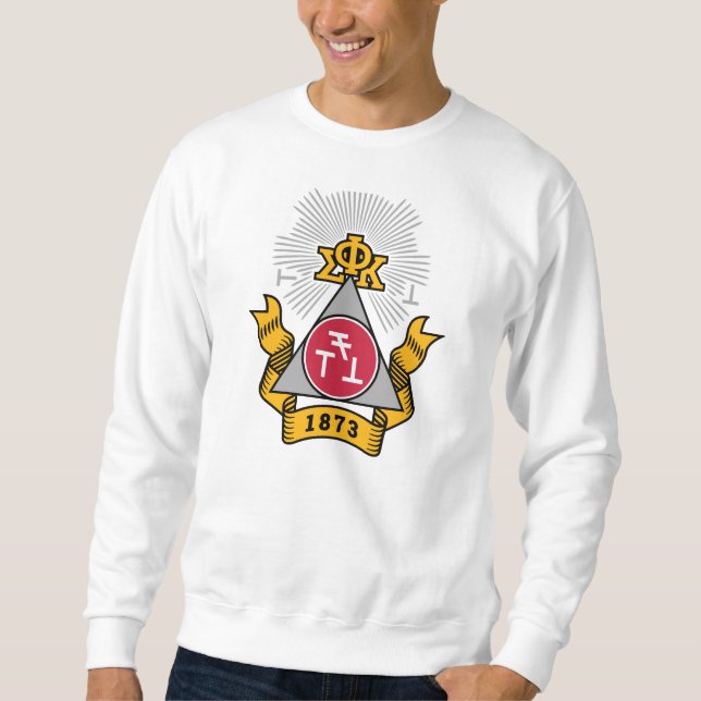 Sweatshirt Blason Phi Sigma Kappa (Devant)
