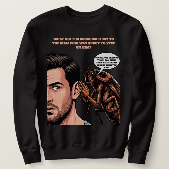 Sweatshirt Blatte et blague de papa (Design devant)