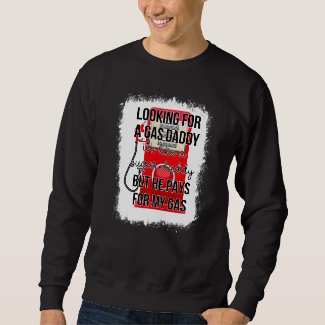 Sweatshirt Bleached À La Recherche D'Un Prix De L'Essence Pap (Devant)