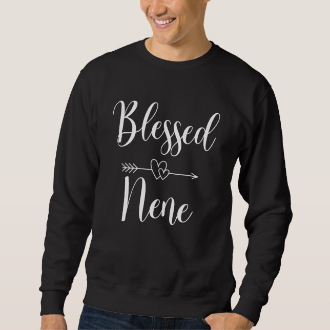 Sweatshirt Blessed Nene Grand-mère Fête des Mères (Devant)
