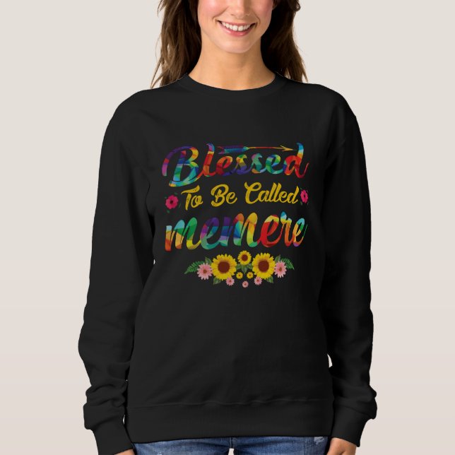 Sweatshirt Blessed To Be Called Memere  Mothers Day (Devant)