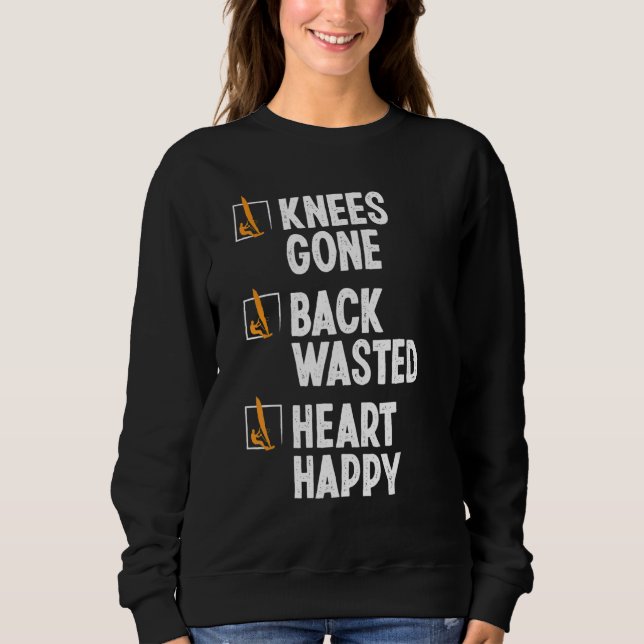 Sweatshirt Blessure au genou en windsurf Chirurgie du dos Drô (Devant)