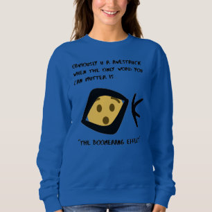 Sweatshirt Bleu 'Awestruck' Basique Boomerangé