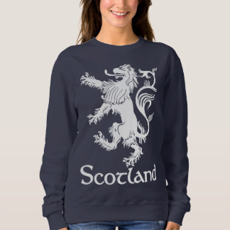 Sweatshirt Bleu marine effréné écossais de lion