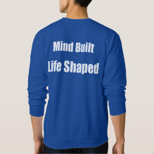 Sweatshirt bleu pour hommes Mindfulness Crewneck