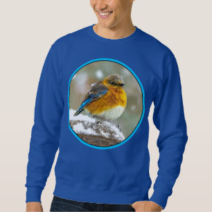 Sweatshirt Bleuet de l'Est en neige - Photo originale