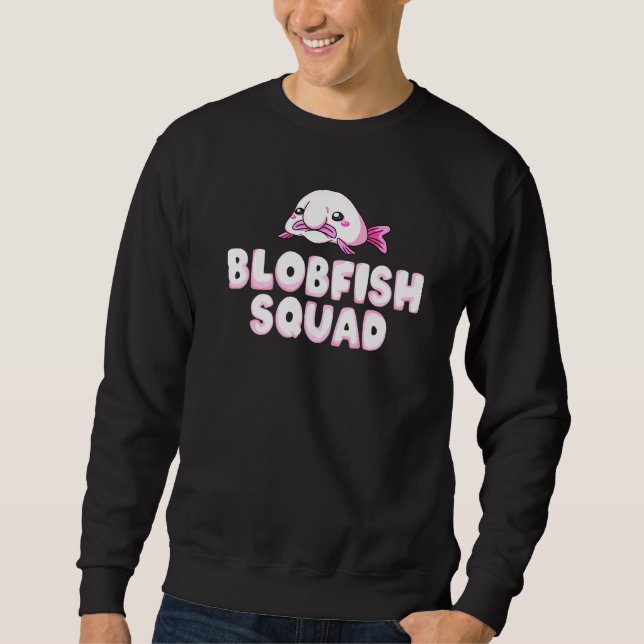 Sweatshirt Blobfish Bob Fish Cute Blob Bhall 123456 (Devant)