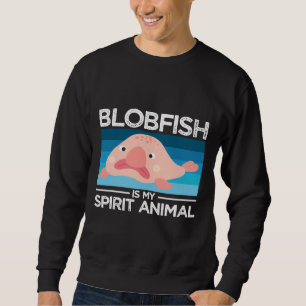 Sweatshirt Blobfish est mon esprit Animal Blobfish favori