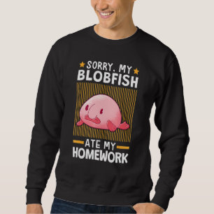 Sweatshirt Blobfish Mème De Mème De Mème De Mort Flambée Pois