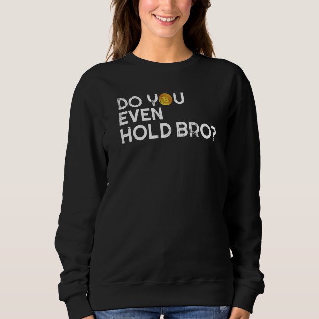 Sweatshirt Blockchain Cryptomonnaie Bitcoin Crypto Traders M (Devant)