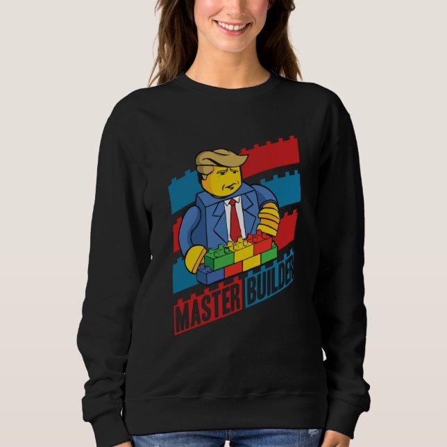Sweatshirt Blocs de construction Master Builder Hommes Femmes (Devant)