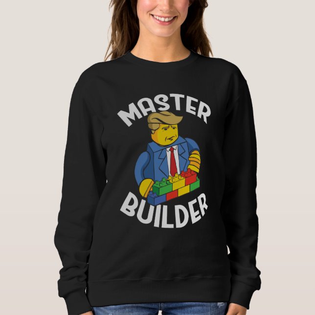 Sweatshirt Blocs de construction Master Builder Hommes Femmes (Devant)
