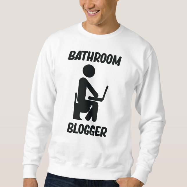 Sweatshirt Blogger De Salle De Bain (Devant)
