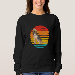 Sweatshirt Bloodhound Chien Maman Présente Bloodhound Papa Ma